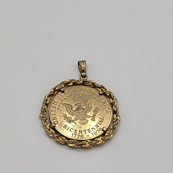 Avon Lady Liberty Necklace United States America Bicentennial Eagle 1776-1976 - Picture 10 of 10